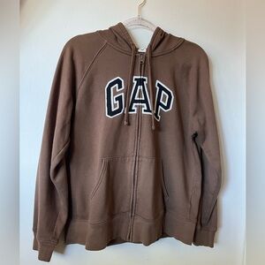 Large GAP logo zip up